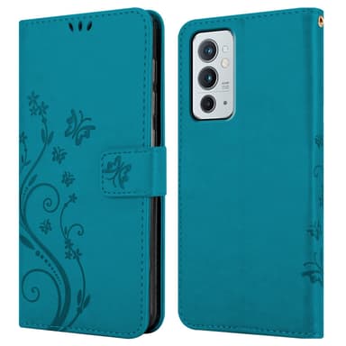 OnePlus 9RT 5G Plånboksfodral Skal (Blå)