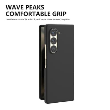 SKALO Samsung Z Fold6 Ultratunn Skin-touch Fold Skal - Svart