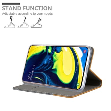 Samsung Galaxy A80 / A90 4G Plånboksfodral Skal (Grå)