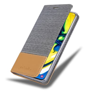 Samsung Galaxy A80 / A90 4G Plånboksfodral Skal (Grå)