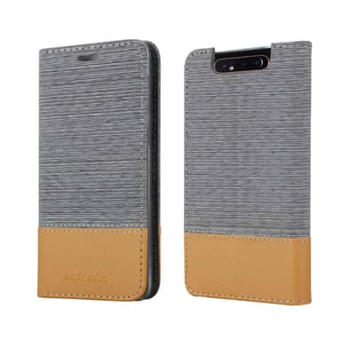 Samsung Galaxy A80 / A90 4G Plånboksfodral Skal (Grå)