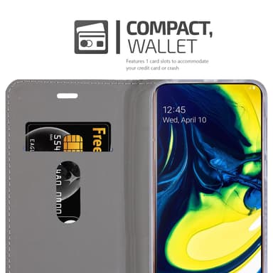 Samsung Galaxy A80 / A90 4G Plånboksfodral Skal (Grå)