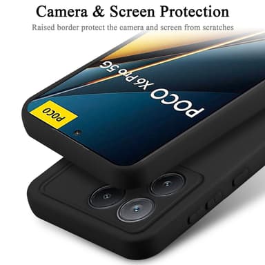 Xiaomi Poco X6 Pro Skal Fodral Case (Svart)