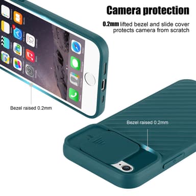 iPhone 6 PLUS / 6S PLUS Skal Fodral Case (Grön)