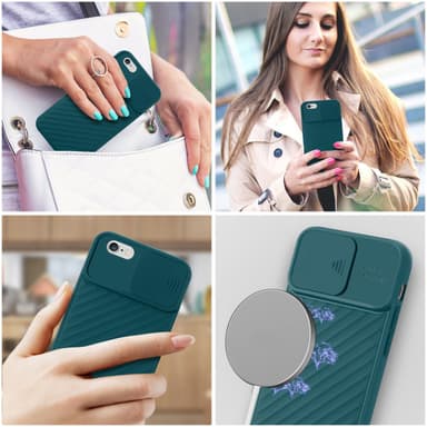 iPhone 6 PLUS / 6S PLUS Skal Fodral Case (Grön)
