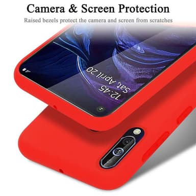 Samsung Galaxy A60 / M40 Skal Fodral Case (Röd)