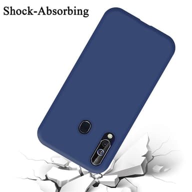Samsung Galaxy A60 / M40 Skal Fodral Case (Blå)