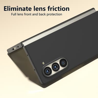 SKALO Samsung Z Fold6 Ultratunn Skin-touch Fold Skal - Svart