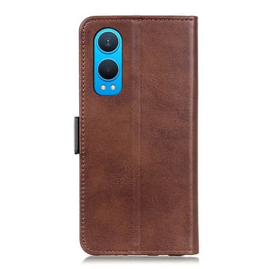 SKALO OnePlus Nord CE4 Lite 5G Premium Cut Plånboksfodral - Brun