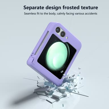 SKALO Samsung Z Flip6 Ultratunn Skin-touch Fold Skal - Lila