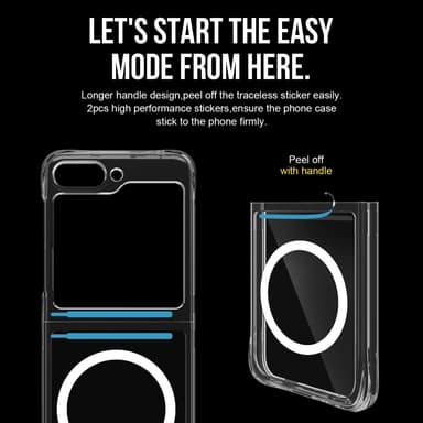 SKALO Samsung Z Flip6 Extra Strong Hybrid Magnetring Skal