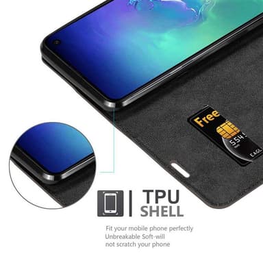 Samsung Galaxy S10e Skal Fodral Case (Brun)