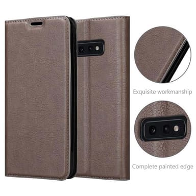 Samsung Galaxy S10e Skal Fodral Case (Brun)