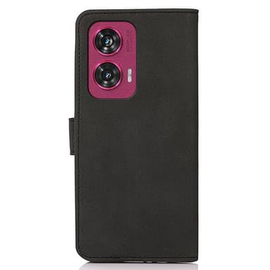 SKALO Motorola Edge 50 Fusion KHAZNEH Plånboksfodral i PU-Läder - Svart