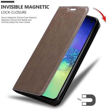 Samsung Galaxy S10e Skal Fodral Case (Brun)