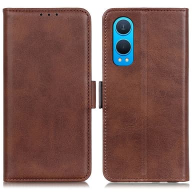 SKALO OnePlus Nord CE4 Lite 5G Premium Cut Plånboksfodral - Brun