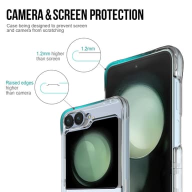 SKALO Samsung Z Flip6 Extra Strong Hybrid Magnetring Skal