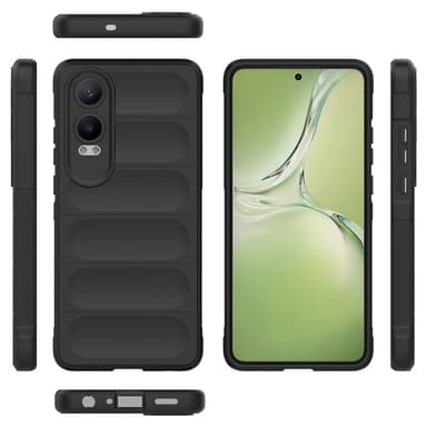 SKALO OnePlus Nord CE4 Lite 5G Rugged Bumpers TPU-Skal - Svart
