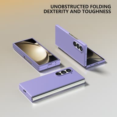 SKALO Samsung Z Fold6 Ultratunn Skin-touch Fold Skal - Lila