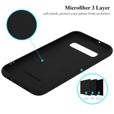 Samsung Galaxy S10 5G Skal Fodral Case (Svart)
