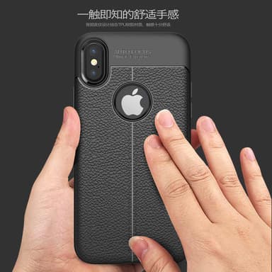 iPhone X / XS Skal Fodral Case (Svart)