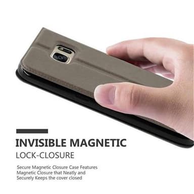Samsung Galaxy S7 Plånboksfodral Skal (Brun)