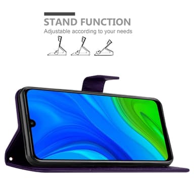 Huawei P SMART 2020 Plånboksfodral Skal (Lila)