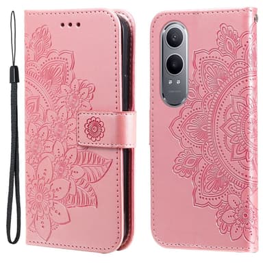 SKALO OnePlus Nord CE4 Lite 5G Mandala Plånboksfodral - Rosa