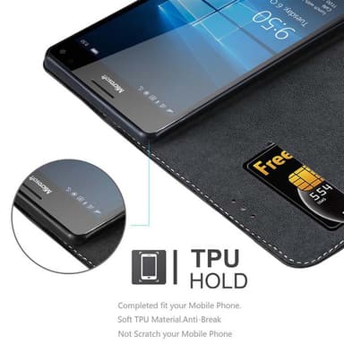 Nokia Lumia 950 XL Skal Fodral Case (Svart)