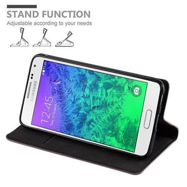 Samsung Galaxy ALPHA Skal Fodral Case (Brun)
