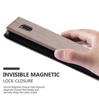 Samsung Galaxy ALPHA Skal Fodral Case (Brun)