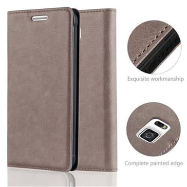 Samsung Galaxy ALPHA Skal Fodral Case (Brun)