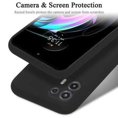Motorola EDGE 20 LITE / FUSION Skal Fodral Case (Svart)