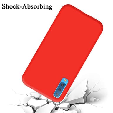 Samsung Galaxy A7 2018 Skal Fodral Case (Röd)