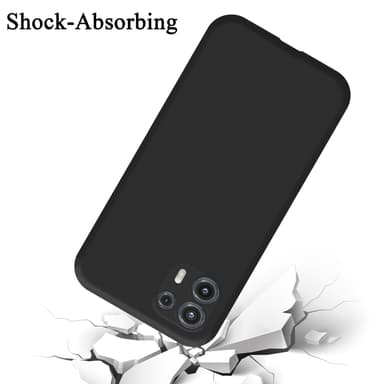 Motorola EDGE 20 LITE / FUSION Skal Fodral Case (Svart)
