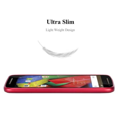 Skal Motorola MOTO G2 Fodral Case (Röd)