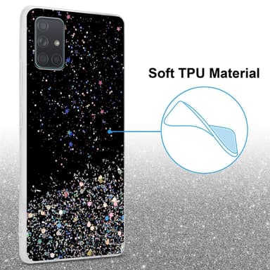 Samsung Galaxy A71 5G Skal Fodral Case (Svart)