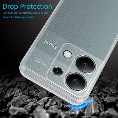 Redmi Note 13 Pro 4G Skal Fodral Case (Genomskinlig)