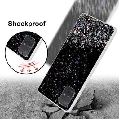 Samsung Galaxy A71 5G Skal Fodral Case (Svart)