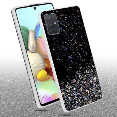 Samsung Galaxy A71 5G Skal Fodral Case (Svart)