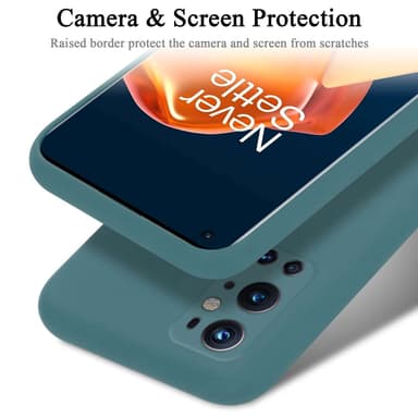 OnePlus 9 PRO Skal Fodral Case (Grön)