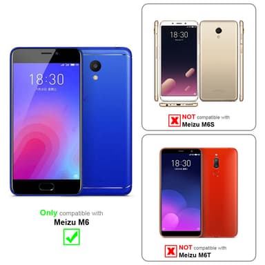 MEIZU M6 Skal Fodral Case (Svart)