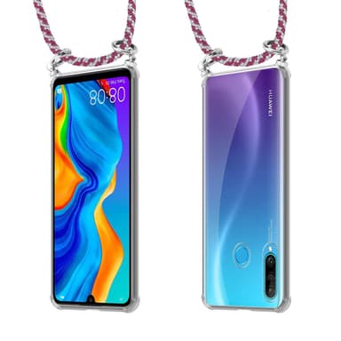 Skal Huawei P30 LITE Fodral Kedja (Röd)