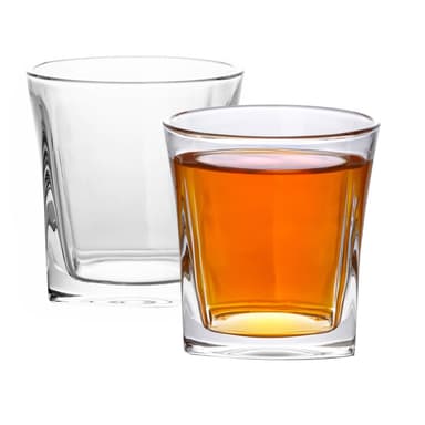 2x Whiskyglas Old Fashioned Whiskey Kristallglas