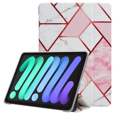 iPad MINI 6 (8.3 Tull) Plånboksfodral Skal (Vit)