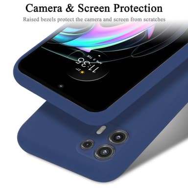 Motorola EDGE 20 LITE / FUSION Skal Fodral Case (Blå)
