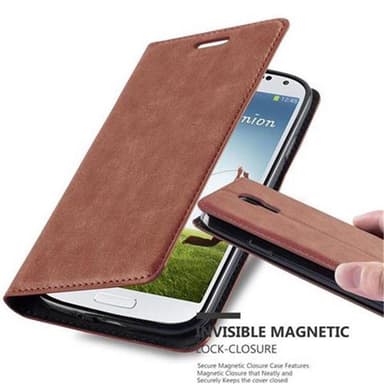 Skal Samsung Galaxy S4 Plånboksfodral (Brun)