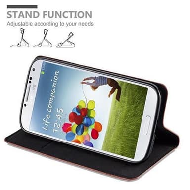 Skal Samsung Galaxy S4 Plånboksfodral (Brun)