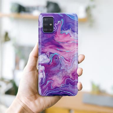 Samsung Galaxy A51 4G / M40s Plånboksfodral Skal (Lila)