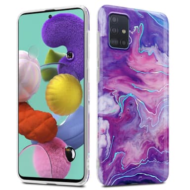 Samsung Galaxy A51 4G / M40s Plånboksfodral Skal (Lila)